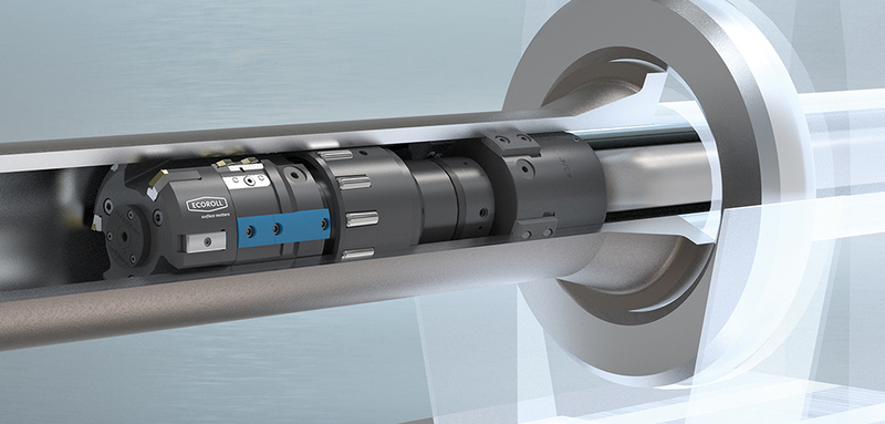 Processo di skive-burnishing in un tubo cilindrico