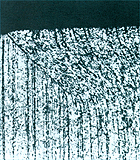 Fotografia della microstruttura del rivetto dopo ribaditura radiale