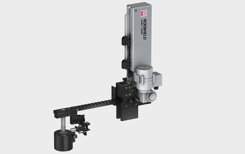 Sistema di bloccaggio con catena di traslazione Flexline, travelling clamp