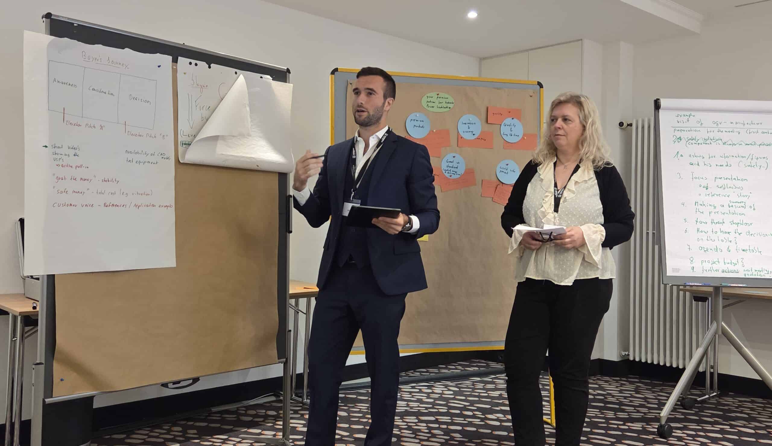 L'Ing. Guido Riva ha contribuito a proporre alcune strategie di vendita durante il workshop dedicato ai bloccaggi industriali