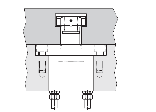 Elemento di bloccaggio a trazione, privo di rotazione