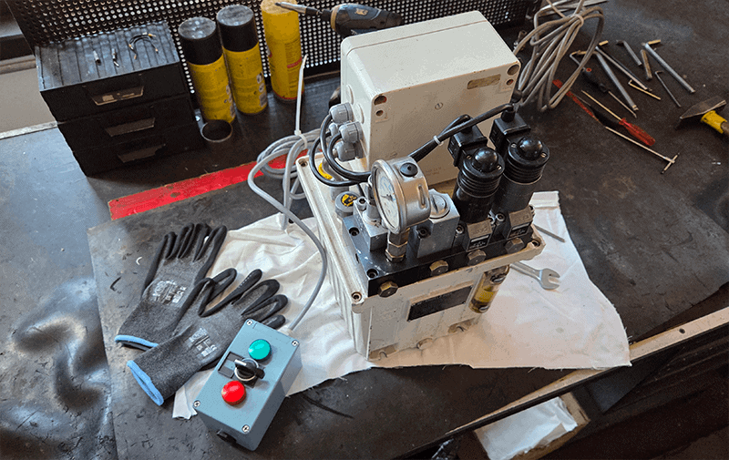 Esecuzione di uno spurgo di un impianto idraulico