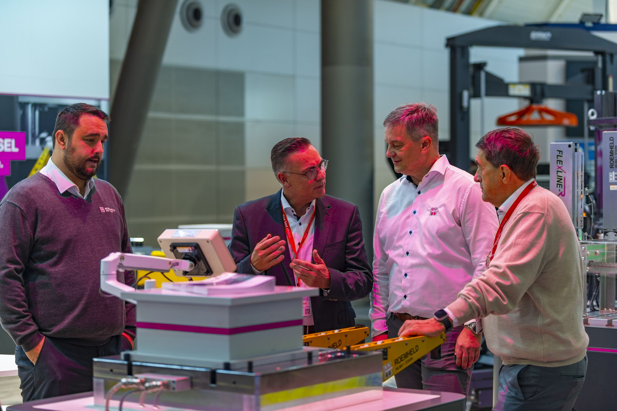 Squadra di tecnici internazionali Hilma QDC alla BlechExpo 2025