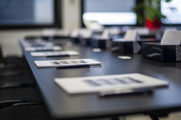 Sala riunioni di CAMAR allestita per ospitare il QDC Core Meeting 2026