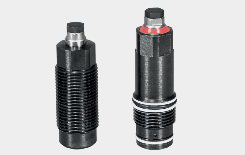 Irrigiditori serie B19350 con funzione di knock-out, semplice o doppio effetto, 350 bar